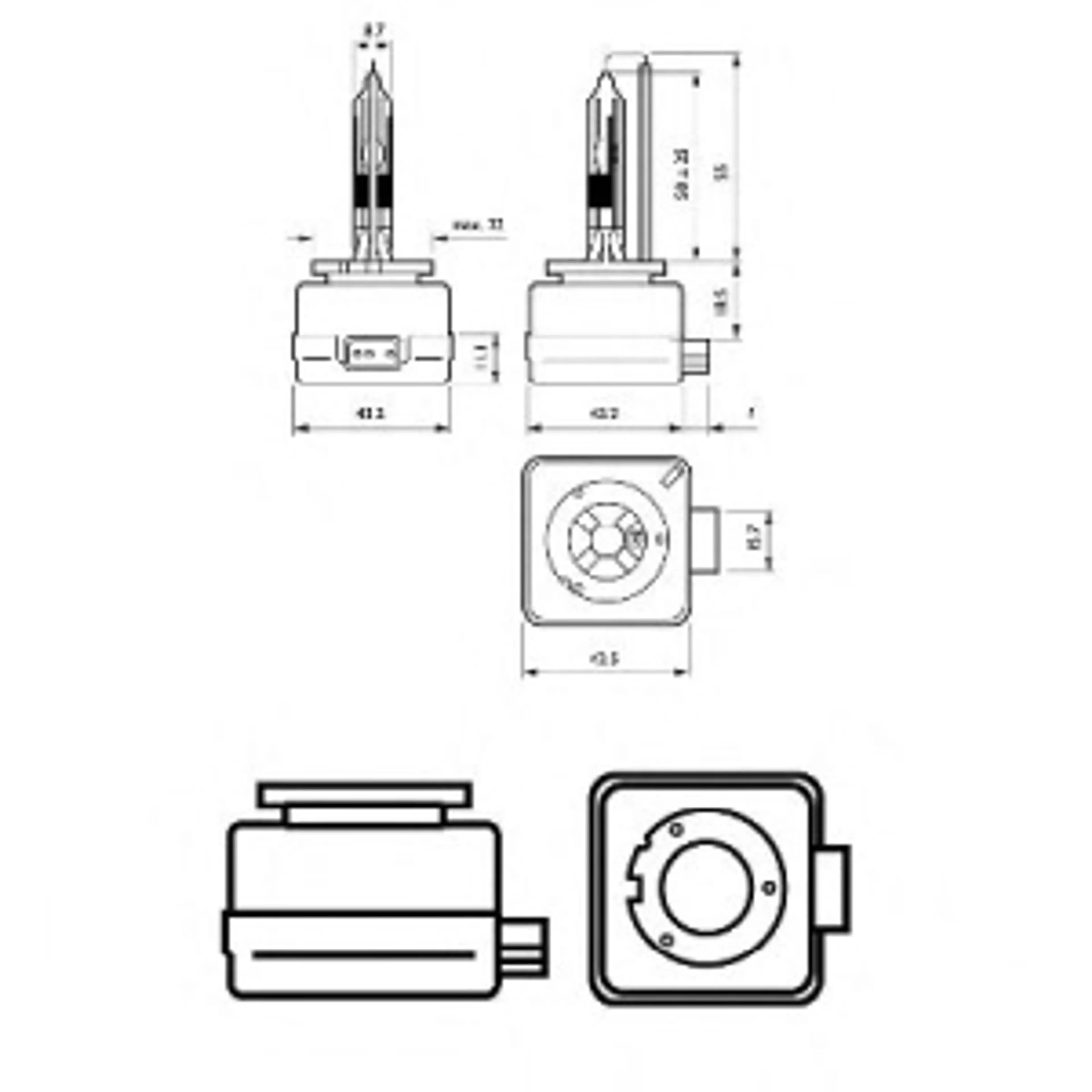 LAMPARA D3R VISION 42V35W PK32D-6