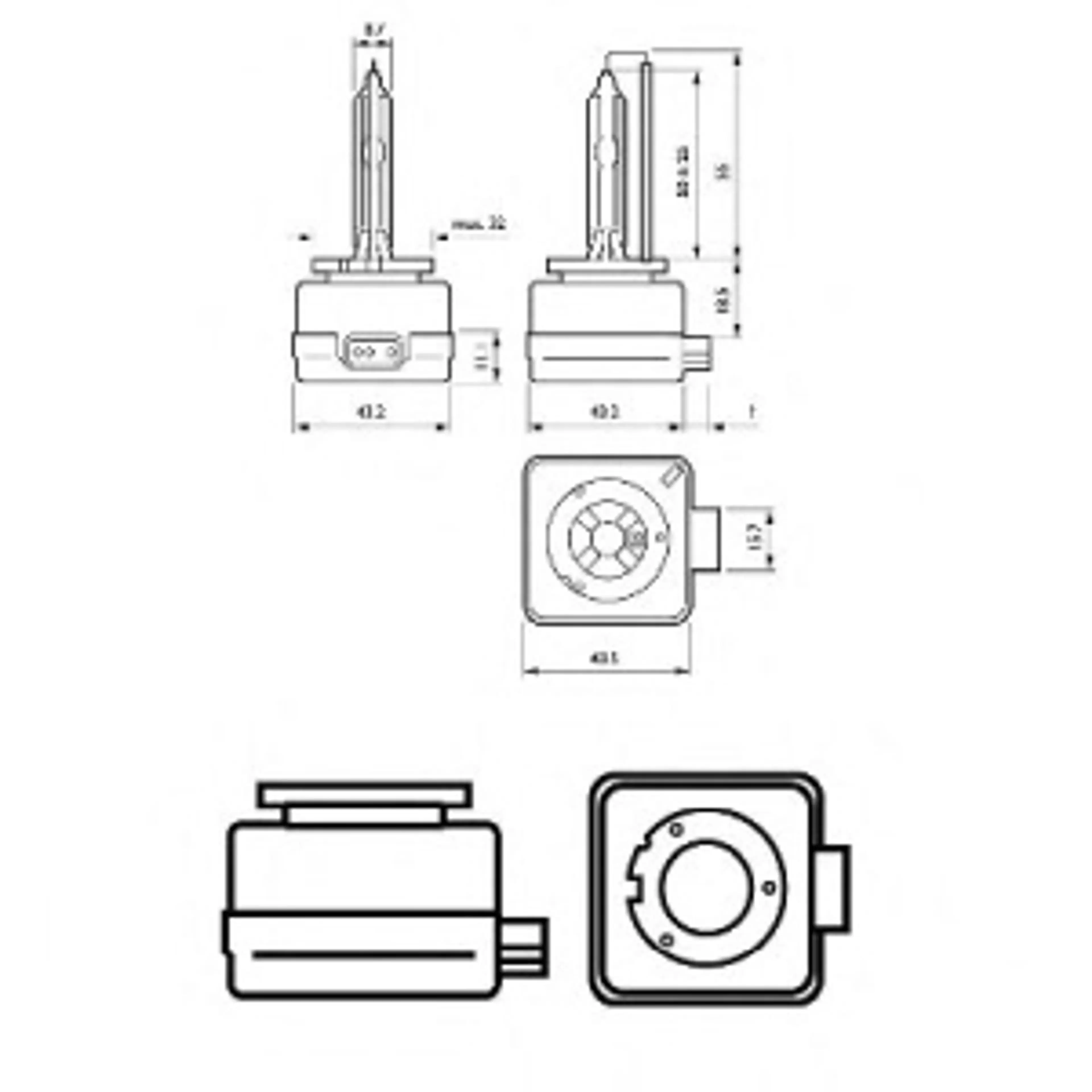 LAMPARA D3S VISION 42V35W PK32D-5