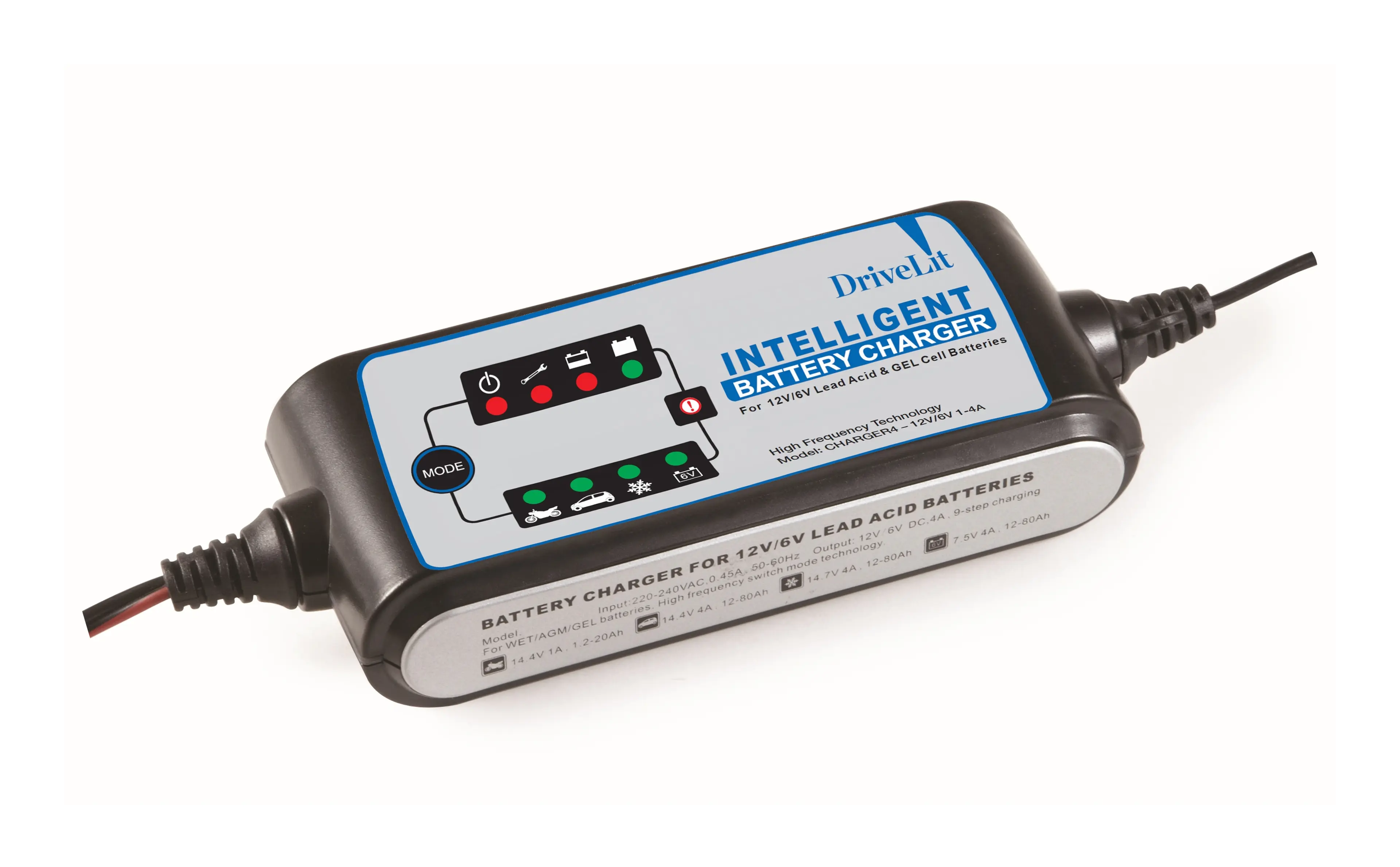 CARGADOR BATERIA 12V/6V 4AMP