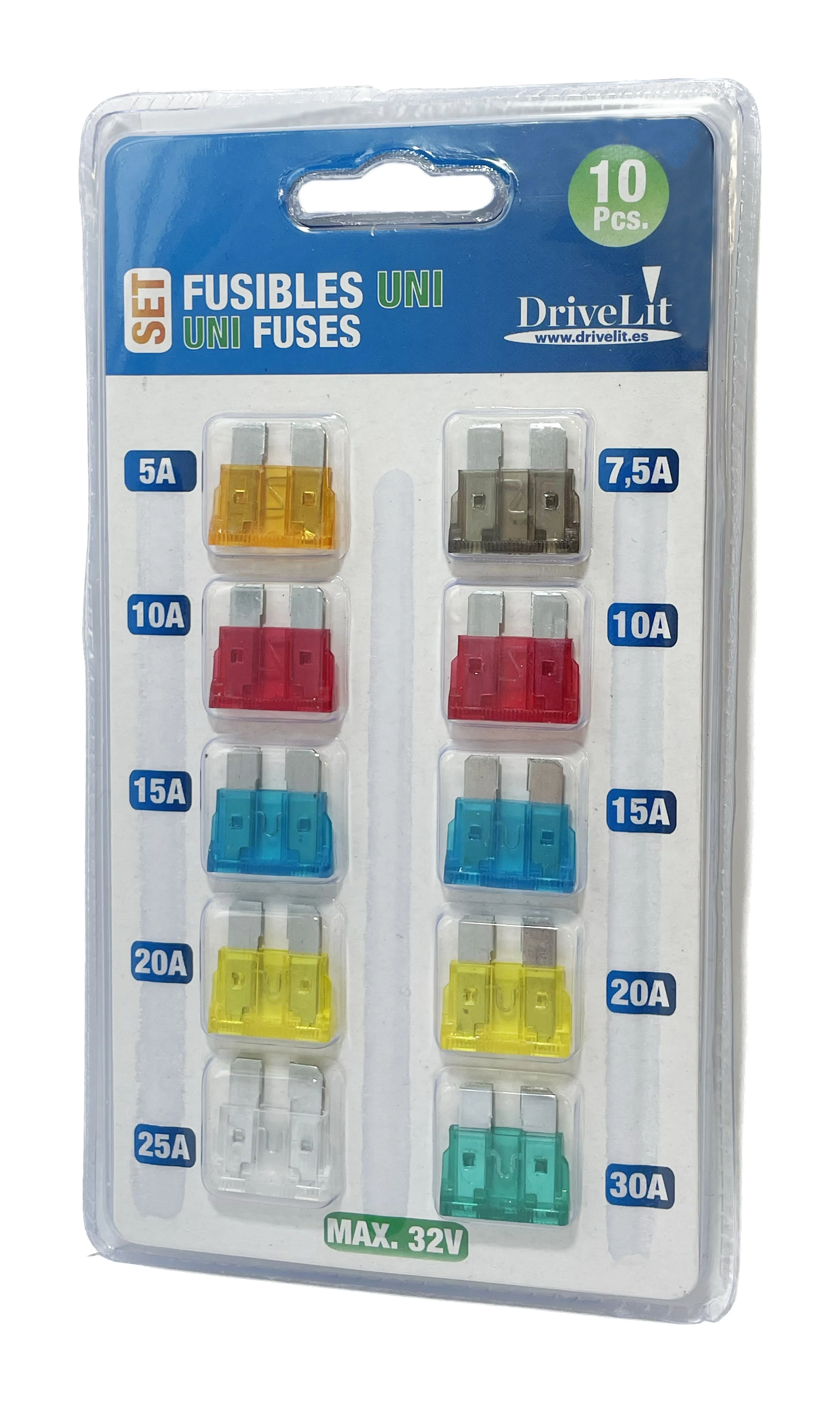 SET FUSIBLES UNI 10 UDS.