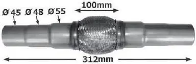 FLEXIBLE ESCAPE 312MM