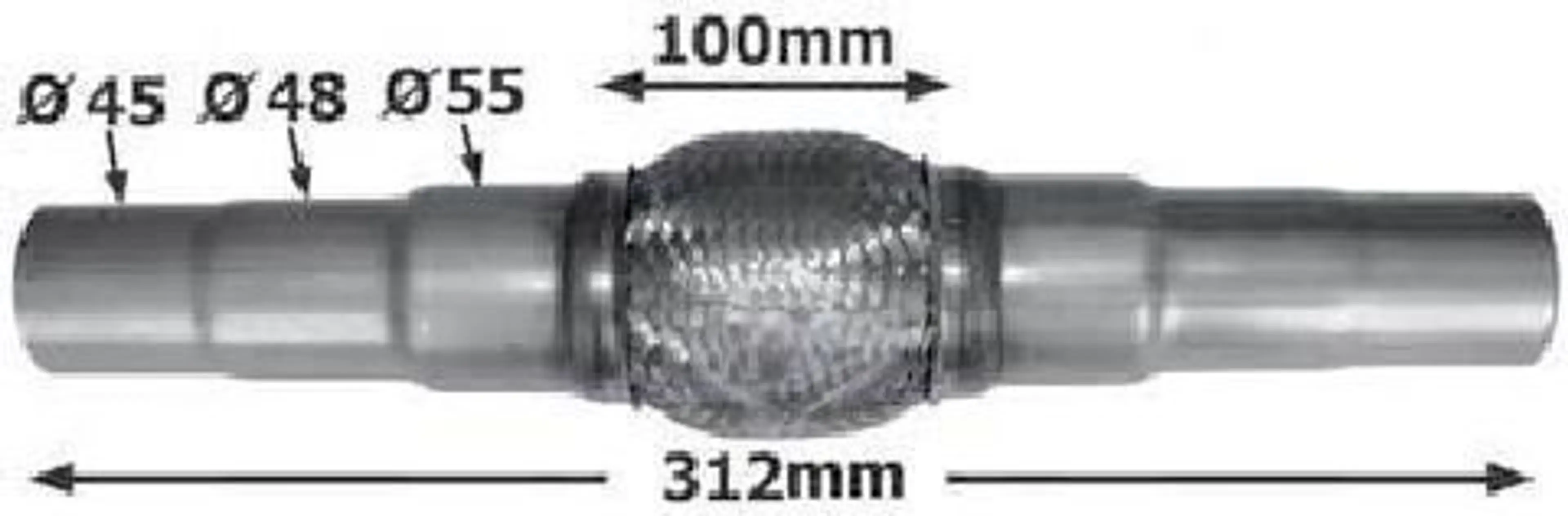FLEXIBLE ESCAPE 312MM