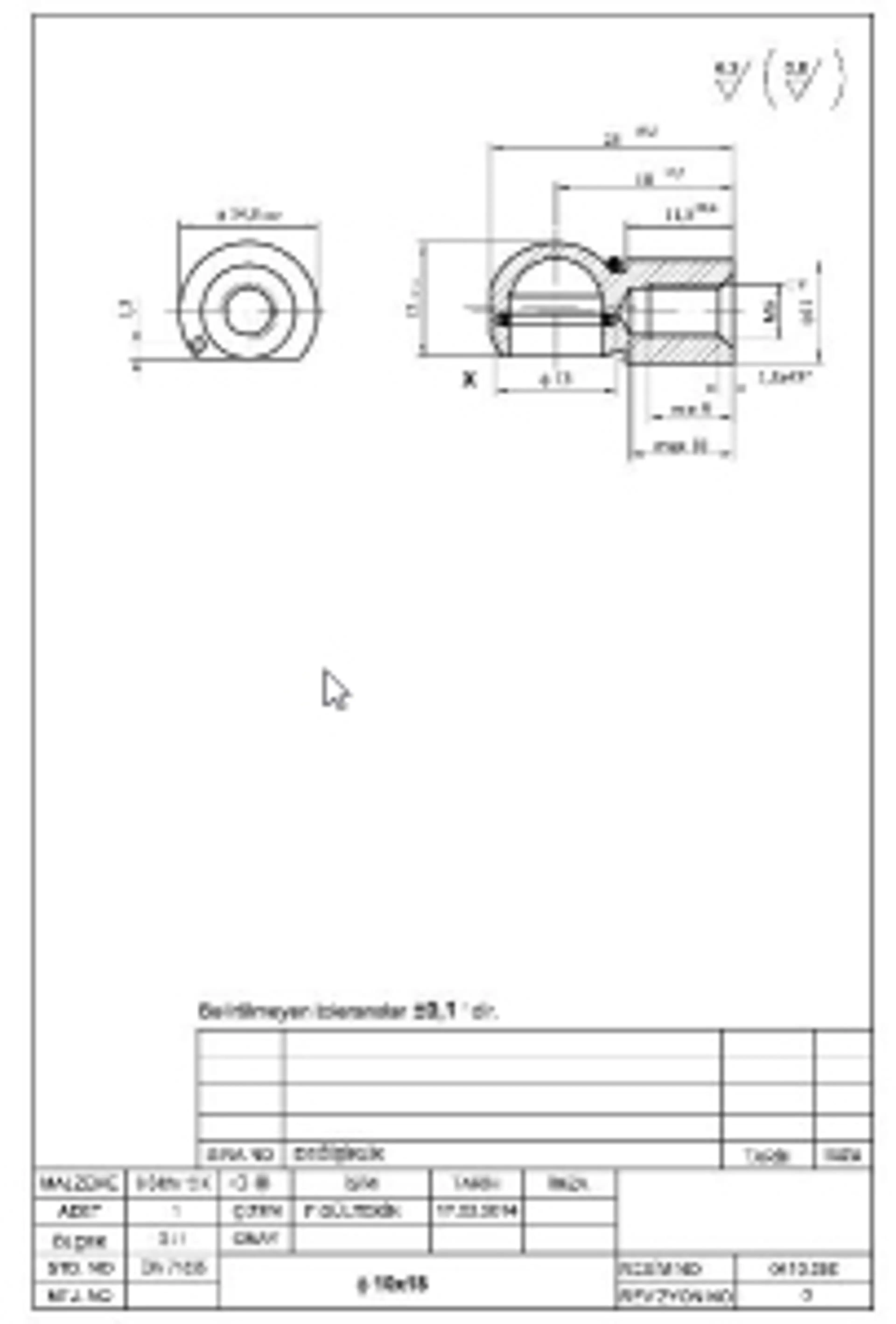 ROTULA METAL.L18 M6 BOLA 10MM