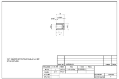 PROLONGADOR L.9 MM M6 DIAMETRO 8