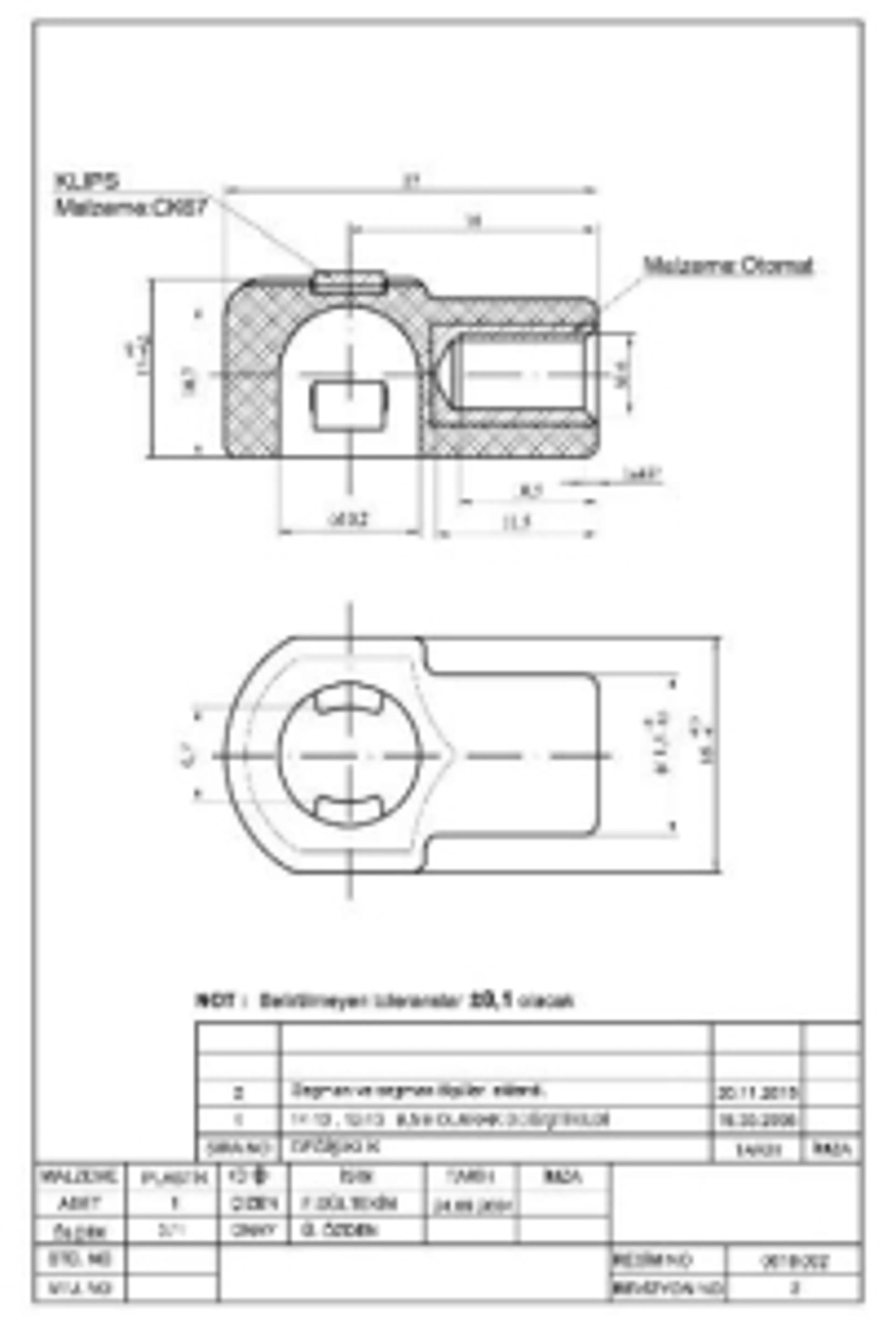 ROTULA PLASTICO L18(CABEZA PEQ.)M6