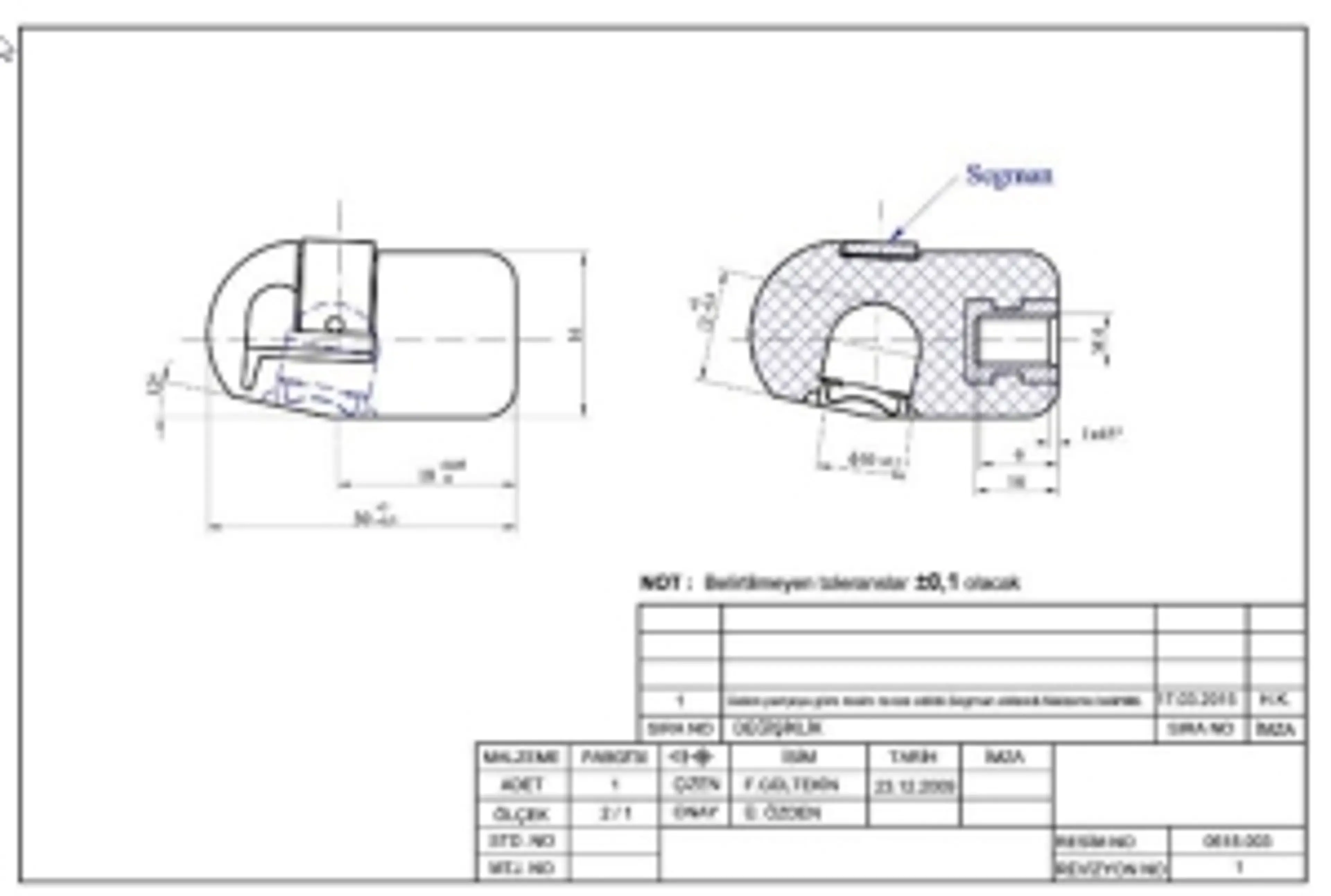 ROTULA PLAST.10MM/M8 INCLINADA