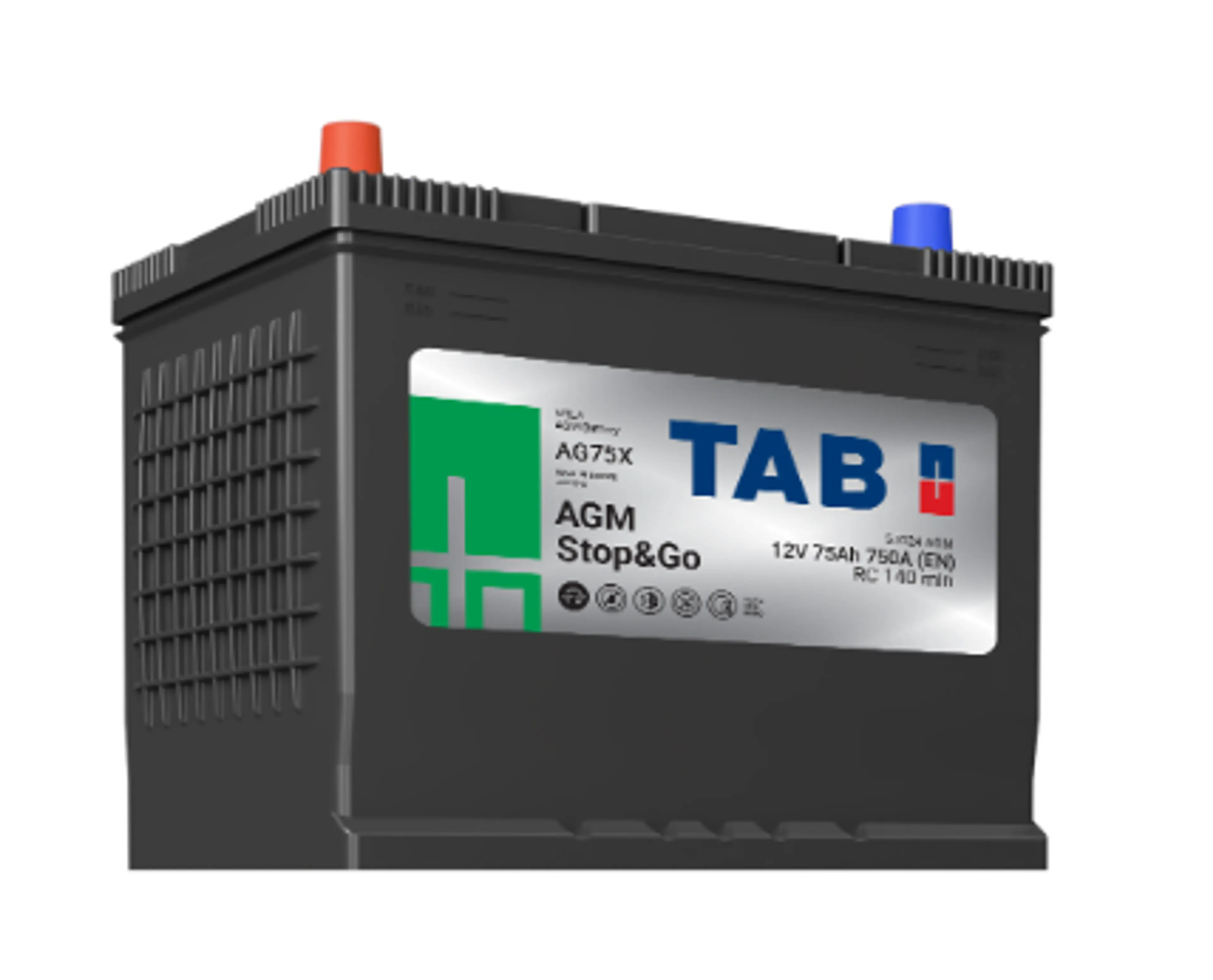 BATERIA AGM  75 + DER