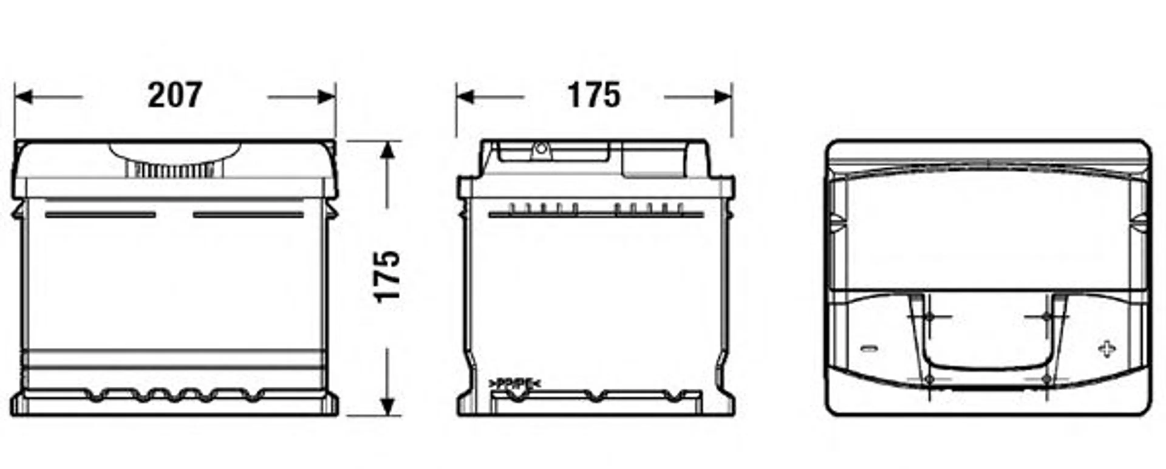 BATERIA 207X175X175 B.0