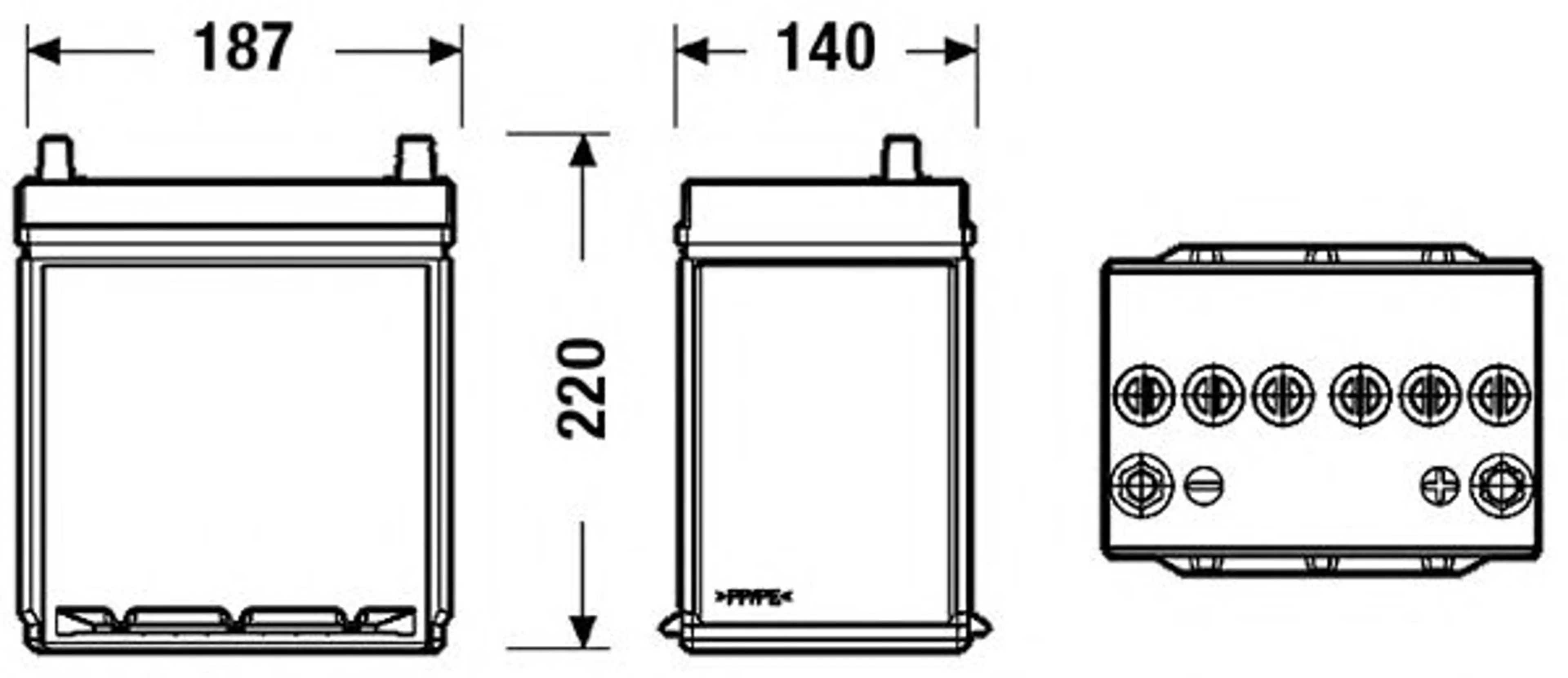 BATERIA 187X127X220 B.0