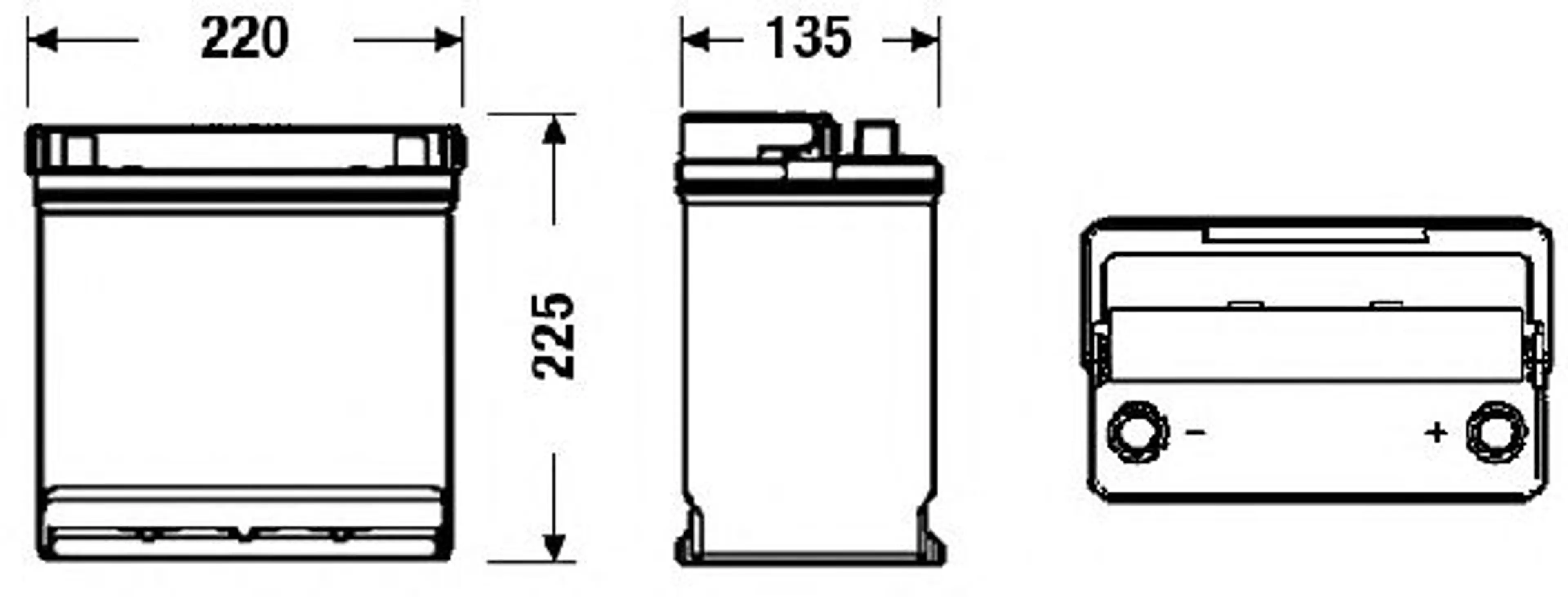 BATERIA 220X135X225 B.0