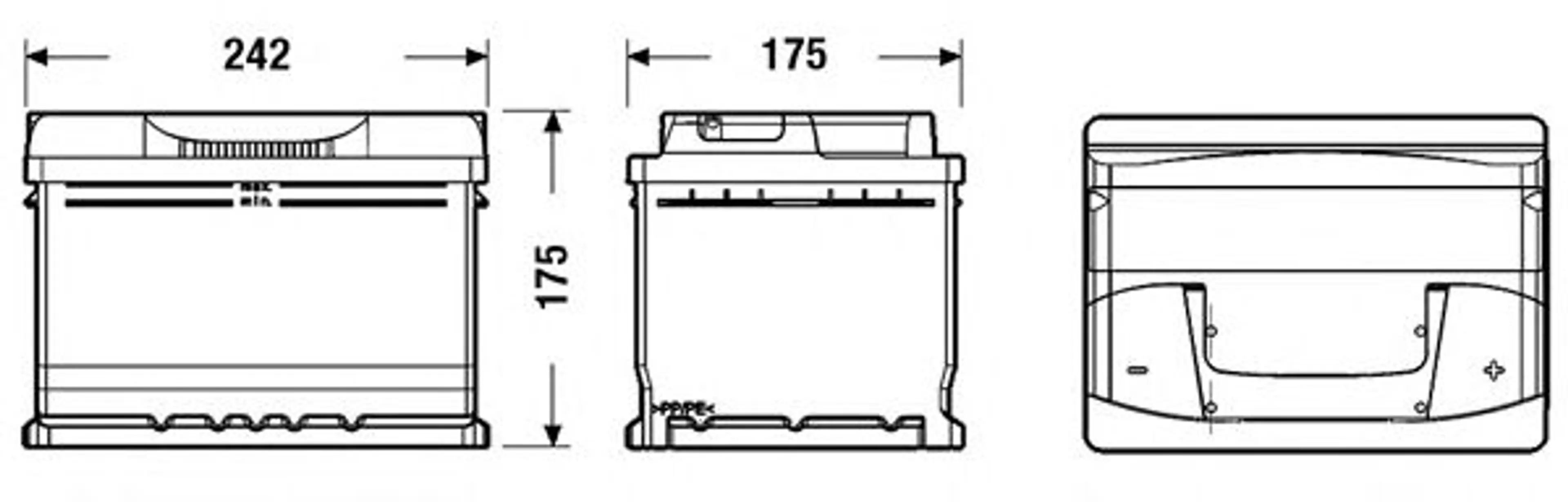 BATERIA 242X175X175 B.0