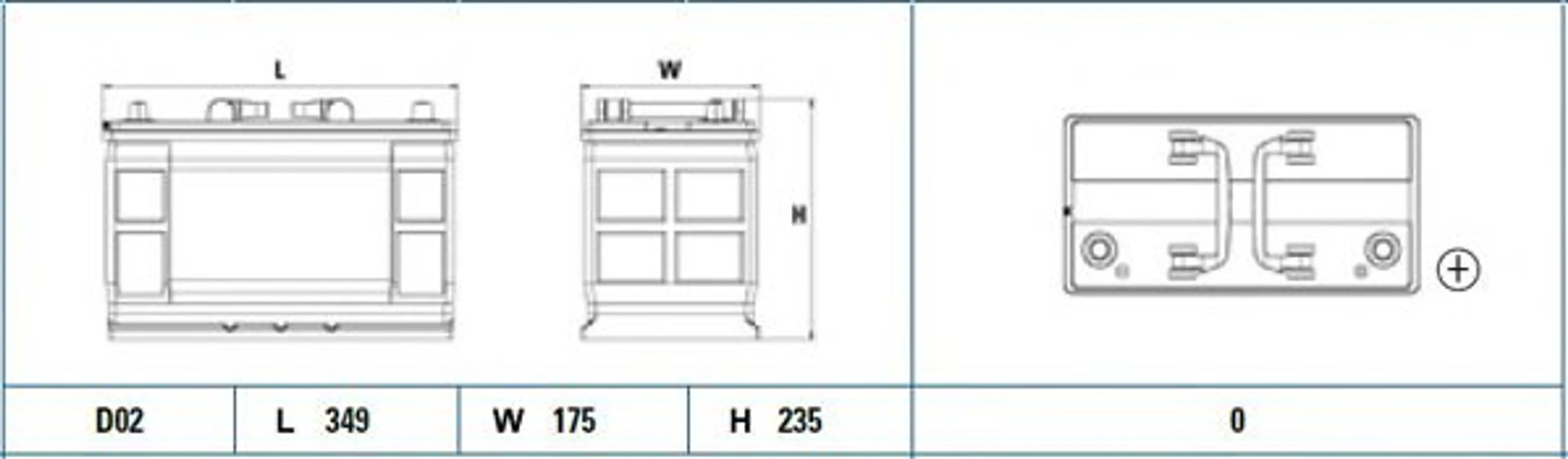 BATERIA 349X175X235 B.0