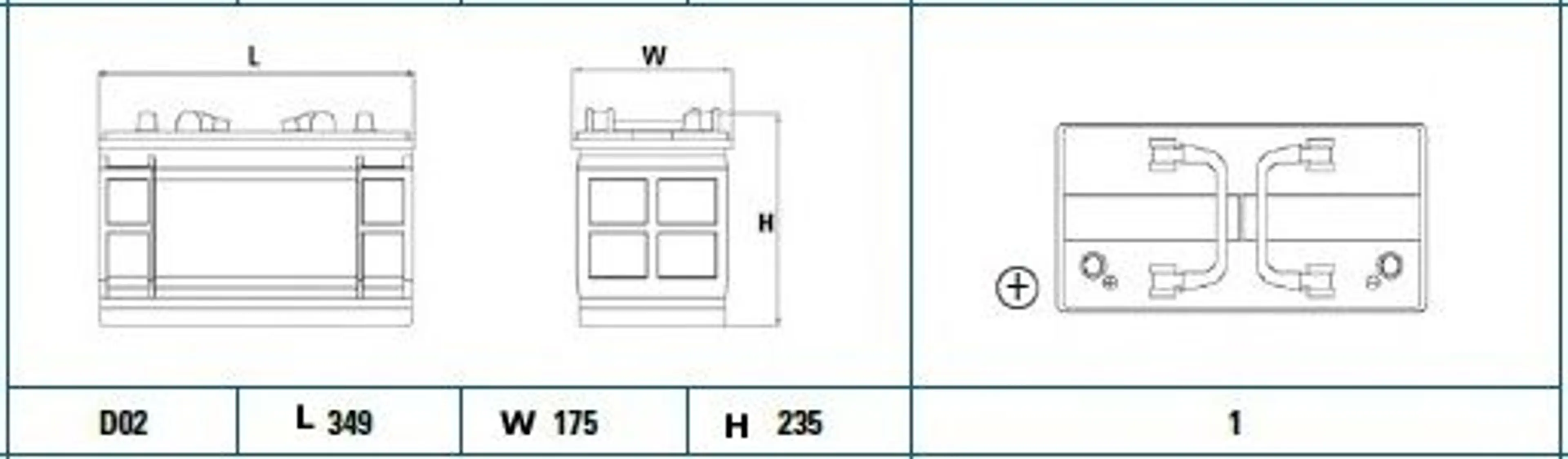 BATERIA 349X175X235 B.1