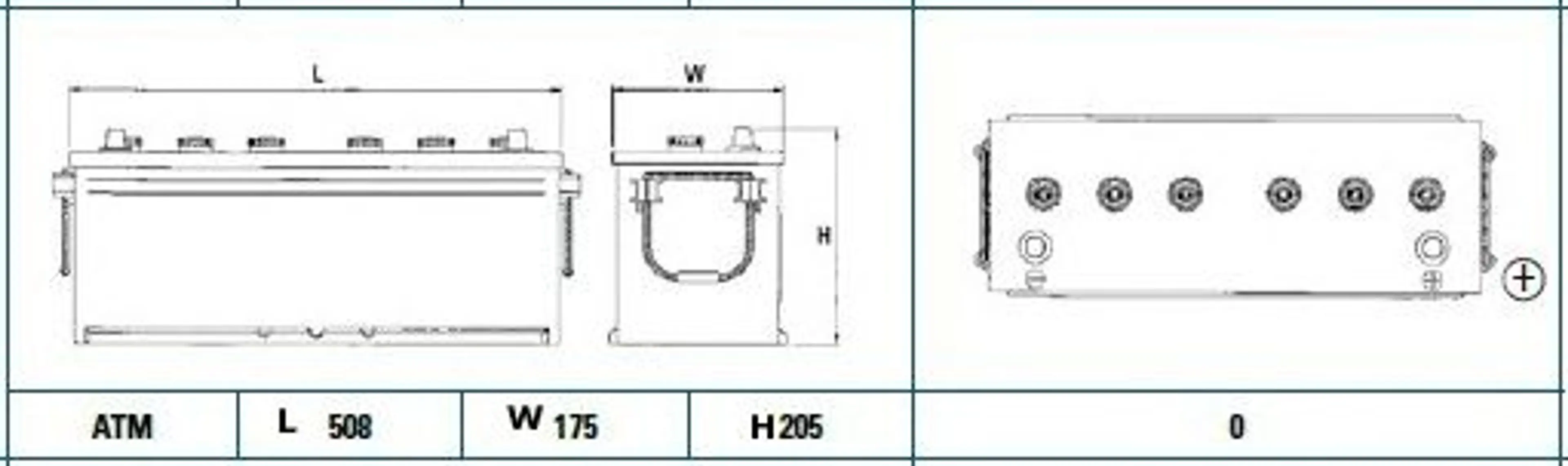 BATERIA 508X175X205 B.0